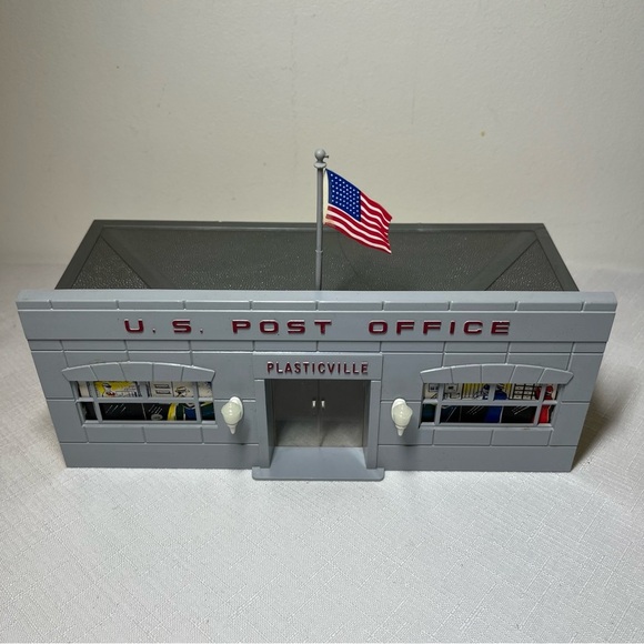 Plasticville U.S. Post Office Model Kit. Model train collectors or toy. Vintage - Picture 4 of 7